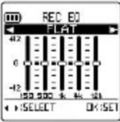 SANYO ICR-XPS01 - About the preset recording EQ - 1