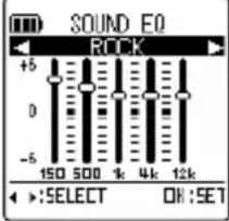 SANYO ICR-XPS01 - ■ Selecting a sound equalizer mode - 4