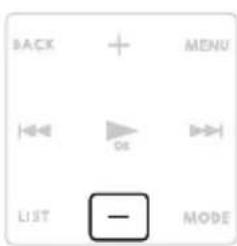 BACK MENU LIST — MODE