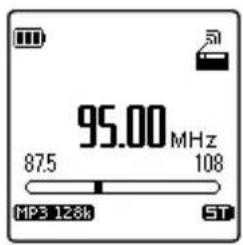 95.00 MHz 87.5 108 MP3 128k ST