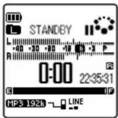 STANDBY 0:00 22:35:31 MP3 192k LINE
