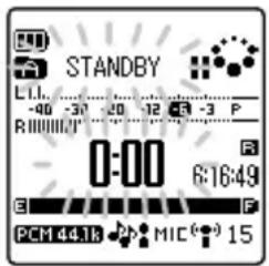 STANDBY LTL: -40 -37 -20 -12 -5 -3 P R:000000000000000000000000000000000000000000000000000000000000000000000000 E 6:16:49 PCM 44.1k MIC(●) 15