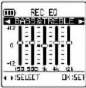 SANYO ICR-XPS01 - About the preset recording EQ - 5