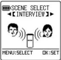 SANYO ICR-XPS01 - Using the scene select function - 1