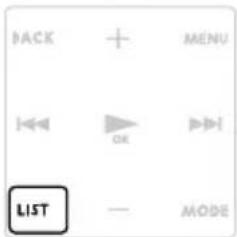 BACK + MENU OK LIST — MODE