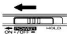 SANYO ICR-XPS01 - Turn on the power. Turning on the power (page 36) - 1