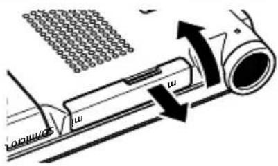 SANYO ICR-XPS01 - Inserting/removing a microSD card - 1