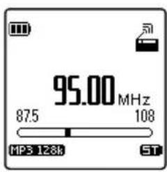 95.00 MHz 87.5 108 MP3 128k ST