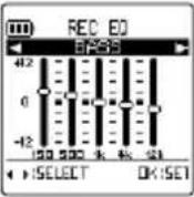 SANYO ICR-XPS01 - About the preset recording EQ - 3