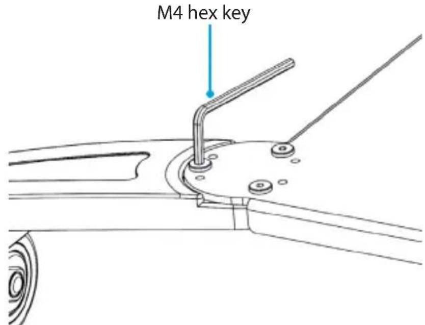 M4 hex key