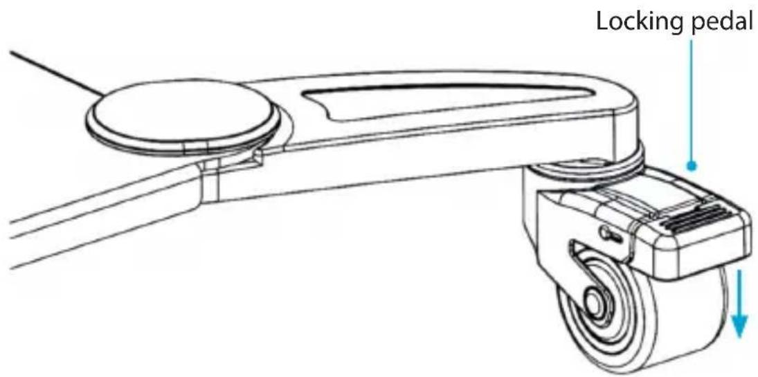 Locking pedal