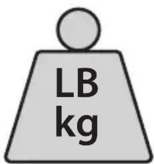 LB kg
