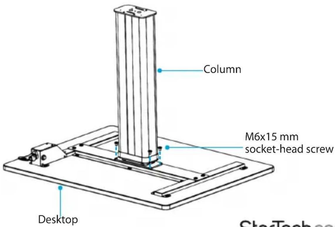 Column M6x15 mm socket-head screw Desktop StarTech