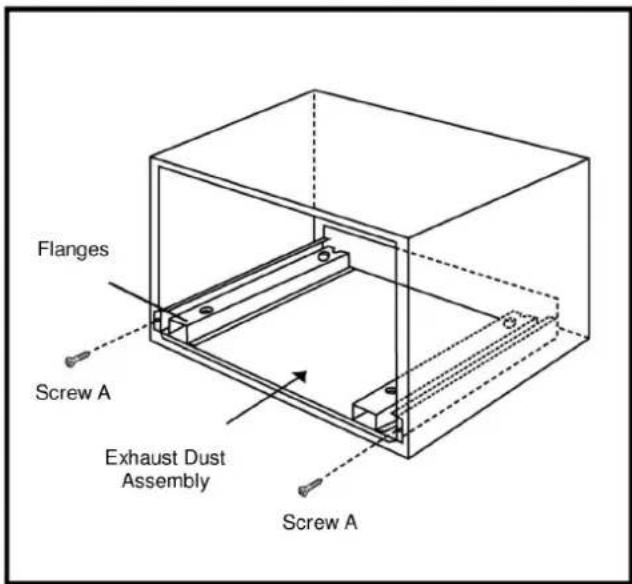 Flanges Screw A Exhaust Dust Assembly Screw A
