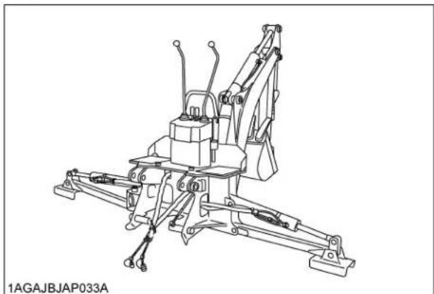 KUBOTA LA240A - STORAGE OF THE BACKHOE - 1