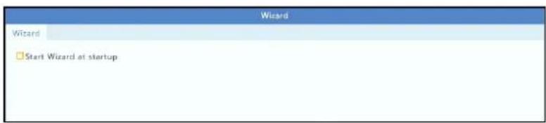 Wizard Wizard □ Start Wizard at startup