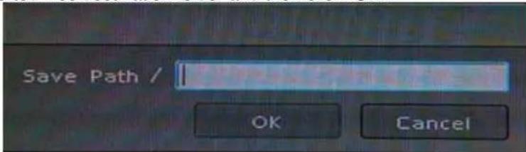 Save Path / OK Cancel