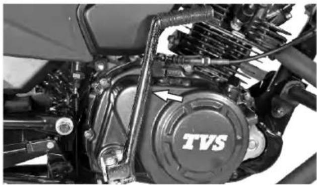TVS Star City Plus (2014) - KICKSTARTER LEVER - 1