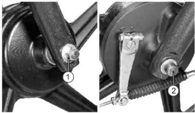 TVS Star City Plus (2014) - FRONT WHEEL REMOVAL AND REASSEMBLY - 1
