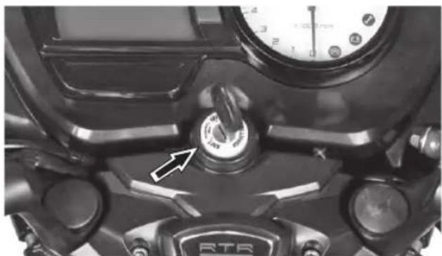 TVS Apache RTR ABS (2015) - 'OFF' position - 1