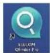 Elecom NSB-7A2T4BL - 4 の「コンポーネントを選んでください。」画面にて [デスクトップショートカット] にチェックを入れた場合、デスクトップにQfinder Proのショートカットが作成されます。 - 1