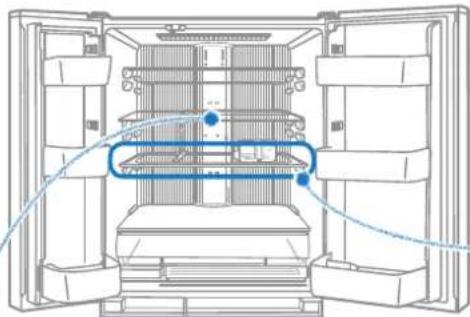 MITSUBISHI MR-WX52C-BR - ガラスシェルフ（下）(MR-WX70Cのみ) - 4