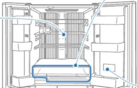 MITSUBISHI MR-WX52C-BR - 各部屋の名称と温度帯 - 1