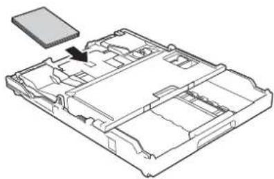 BROTHER DCP-J567N - 印刷したい面を下にして、用紙をセットする - 1