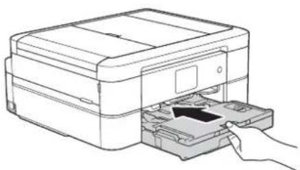 BROTHER DCP-J567N - 幅のガイド（1）を、用紙にぴったりと合わせる - 2