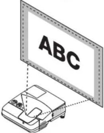 NEC NP-UM351WJL - 2-5. 投写画面の位置と大きさを調整する - 4
