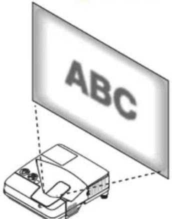 NEC NP-UM351WJL - 2-5. 投写画面の位置と大きさを調整する - 2