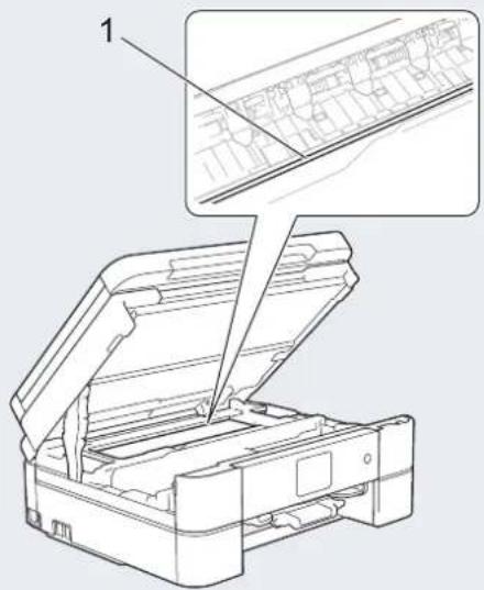 BROTHER DCP-J572N - 更に、内部に紙片(1)が残っていないかをよく確認する - 2