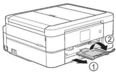 BROTHER DCP-J572N - 用紙トレイを元に戻す - 2