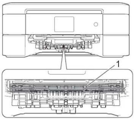 BROTHER DCP-J572N - 本体内部に紙片(1)が残っていないか確認する - 1
