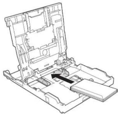BROTHER DCP-J572N - 幅のガイド(1)を用紙にぴったりと合わせる - 3