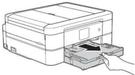 BROTHER DCP-J572N - 用紙が前面に詰まったときは - 1