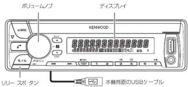 KENWOOD U410BT - 基本操作 - 1