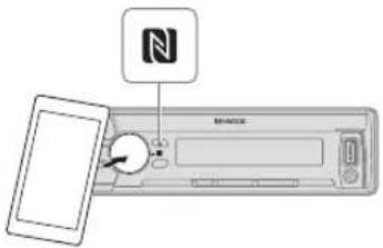 KENWOOD U410BT - リモート機器をワンタッチ(NFC)で接続する - 1