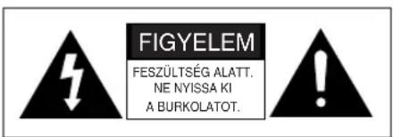 FIGYELEM FESZÜLTSEĞ ALATT. NE NYISSA KI A BURKOLATOT.