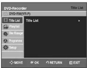 SAMSUNG DVD-R131 - S přístrojem ve Stop modu stiskněte tlačítko MENU. - 1