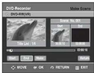 SAMSUNG DVD-R131 - Vytvoření seznamu přehrávání - 4
