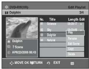 SAMSUNG DVD-R131 - Použití tlačítka MENU - 1