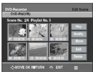 SAMSUNG DVD-R131 - Mazání scény - 2
