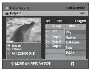 SAMSUNG DVD-R131 - Použití tlačítka MENU - 1