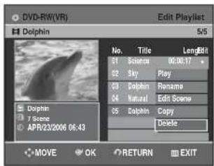 SAMSUNG DVD-R131 - Použití tlačítka MENU - 2
