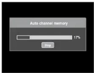 SAMSUNG DVD-R131 - Spustí se automatické skenování kanálů. - 1