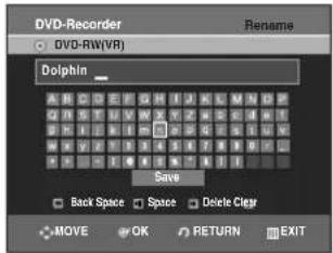 SAMSUNG DVD-R131 - Pomocí tlačítek ▲▼◀▶ zadejte požadované charakteristiky. - 1