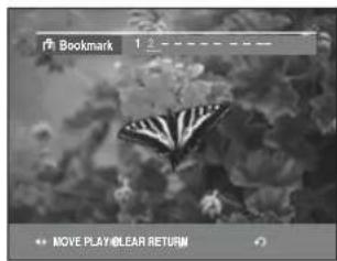 SAMSUNG DVD-R131 - Přehrávání záložek - 1