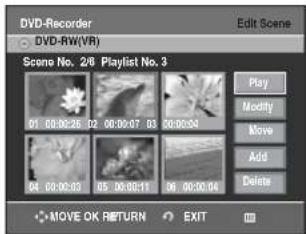 SAMSUNG DVD-R131 - Mazání scény - 1