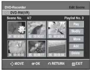 SAMSUNG DVD-R131 - Přidání scény - 1